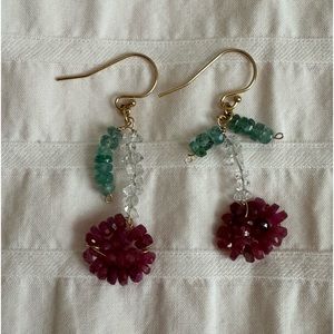 cherry earrings